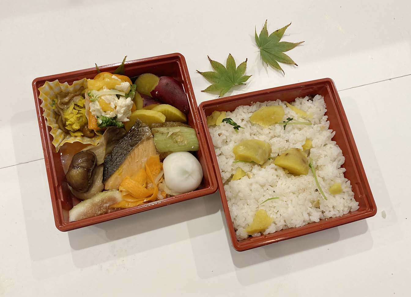 【秋のかさね膳】栗ご飯とお惣菜